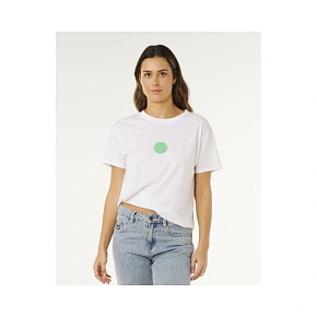 Koszulka damska RIP CURL Icons Of Surf Relaxed Tee biała