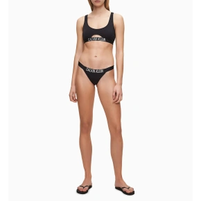 Góra od bikini KW0KW00900-BEH Czarny - Calvin Klein