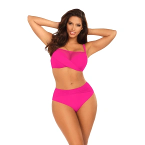 Damski dwuczęściowy strój kąpielowy Fashion 32 S1002N3-2 neon. różowy - Self
