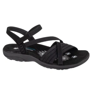 Skechers Reggae Slim - Summer Heat Sandals 163116-BBK Czarne 35