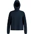 Bluza z kapturem damska Odlo CUBIC Mid layer hoody niebieska dámské