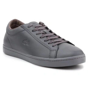 Męskie buty Straightset 4 Srm Gry Leather M 30SRM4015 - Lacoste