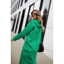 Długa bluza damska FI 726 zielona - Fasardi