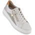Damskie skórzane buty sportowe D1C01-81 / RKR676 Ecru-beige - Remonte