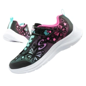 Skechers Jumpsters buty dziecięce sportowe dla dziewczynki brokatowe