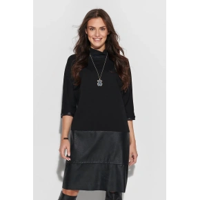 Sukienka dzienna NU 318 czarna - Numinou