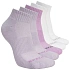 Skechers 5pk Unisex 1/2 Terry Qtr Crew S602095-501 Fioletowe 35-38