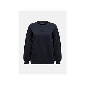 Bluza Peak Performance W Original Terry Crew czarny Bluza Peak Performance W Original Terry Crew czarny