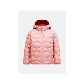 Kurtka puchowa juniorska PEAK PERFORMANCE Jr Helium Down Hood Jacket kolor różowy Kurtka puchowa juniorska PEAK PERFORMANCE Jr Helium Down Hood Jacket kolor różowy