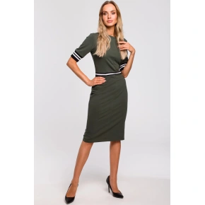 Sukienka damska M461 ciemnozielony - Made Of Emotion