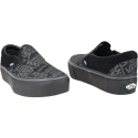 Damskie 66 Classic Slip-On Platform W VN0A3JEZWW0 Czarny - Vans
