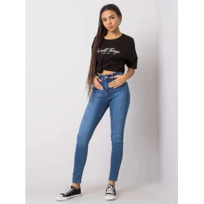 Damskie jeansy skinny SP-750 - RUE PARIS
