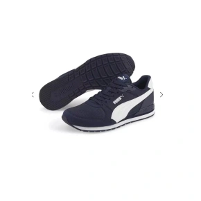 Męskie buty St Runner V3 Mesh M 384857 02 Granatowy z białym - Puma