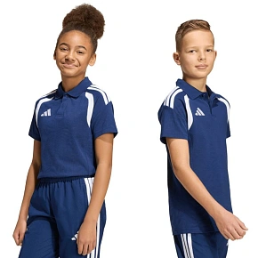 Koszulka dla dzieci adidas Tiro 26 League Polo granatowa KF3406 Koszulka dla dzieci adidas Tiro 26 League Polo granatowa KF3406