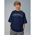 4F 4FJRSS26TTSHM3465-31S T-shirt chłopięcy z luźnym nadrukiem