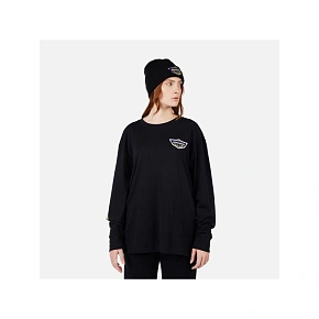 Koszulka unisex ROSSIGNOL SUPER LS TEE czarna Koszulka unisex ROSSIGNOL SUPER LS TEE czarna