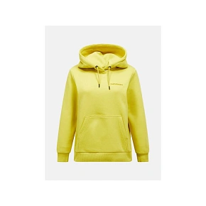 Bluza damska PEAK PERFORMANCE W Original Small Logo Hood kolor żółty pánské Bluza damska PEAK PERFORMANCE W Original Small Logo Hood kolor żółty pánské