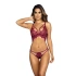 Damski biustonosz gorsetowy V-9431 Burgundy - Axami