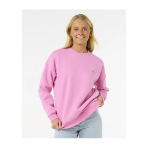 Bluza RIP CURL Hibiscus Diamond Heritage Crew różowy Bluza RIP CURL Hibiscus Diamond Heritage Crew różowy