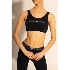 Niewyściełany stanik 164403 1P227 00020 czarny - Emporio Armani