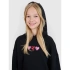 Bluza dziewczęca dresowa nierozpinana z kapturem 4F 4FJRSS25TSWSF2235-20S