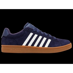 Sneakersy K-swiss COURT TIEBRK II SDE NAVAL ACADEMY/BRIGHT WHITE/GUM-M (09492-465-M) Sneakersy K-swiss COURT TIEBRK II SDE NAVAL ACADEMY/BRIGHT WHITE/GUM-M (09492-465-M)