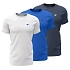 T-shirt męski (ZESTAW KOSZULEK 3 SZT.) 4F  4FWSS26TTSHM4479-90S
