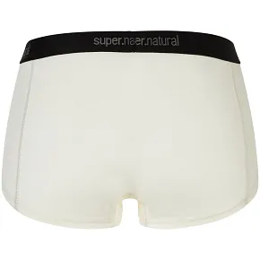 Bokserki sportowe damskie SUPER.NATURAL W TUNDRA175 BOYFRIEND HIPSTER białe dámské