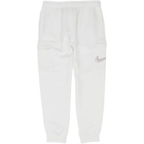 Spodnie męskie Nike Court Fleece Cargo białe DQ5477 100