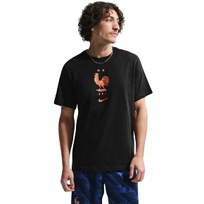 Koszulka męska Nike FFF Soccer czarna IH2181 010 pánské