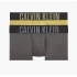 Bokserki 2 pack NB2599A 6HH szary/khaki - Calvin Klein