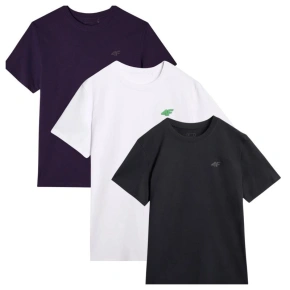 Koszulki 4F M 4FWSS25TTSHM3965-95S pánské Koszulki 4F M 4FWSS25TTSHM3965-95S pánské