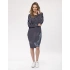 Sukienka damska 708 granatowy/biały - Look