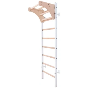 DRABINKA GIMNASTYCZNA DREWNIANO METALOWA NA 4 UCHWYTY Z DREWNIANYM DRĄŻKIEM BENCHK 211W