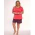 Piżama damska 628/275 With Love różowa - Cornette