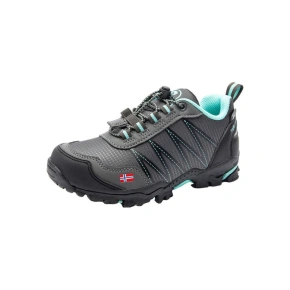 Wodoodporne buty turystyczne dziecięce dla chłopca/dziewczynki Trollkids Kids Trolltunga Hiker Low anthracite/mint (155-609) Wodoodporne buty turystyczne dziecięce dla chłopca/dziewczynki Trollkids Kids Trolltunga Hiker Low anthracite/mint (155-609)