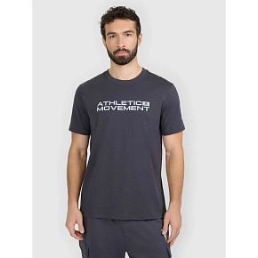T-shirt regular z nadrukiem męski 4F 4FRAW25TTSHM3384-22S