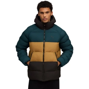Kurtka męska Puma Mono Hooded zielono-brązowo-czarna 688367 75 pánské Kurtka męska Puma Mono Hooded zielono-brązowo-czarna 688367 75 pánské