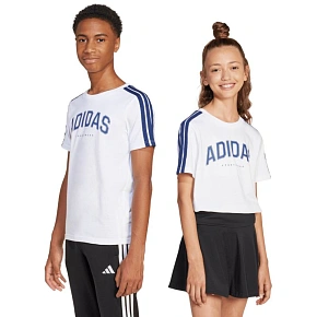 Koszulka dla dzieci adidas Codes Collegiate Graphic biała JI6674 Koszulka dla dzieci adidas Codes Collegiate Graphic biała JI6674