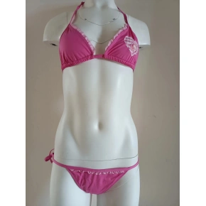 Dziewczęcy dwuczęściowy strój kąpielowy 504 różowy - Paloma