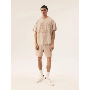 Piżama męska Core 42604 02X Beżowy wzór - Henderson