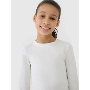 Longsleeve slim crop top gładki dziewczęcy 4F 4FJWSS25TLONF430-11S Longsleeve slim crop top gładki dziewczęcy 4F 4FJWSS25TLONF430-11S