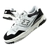 New Balance 550 buty sportowe młodzieżowe sneakersy skórzane modne czarne białe dětské