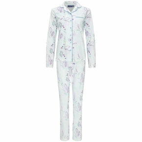 Piżama damska 20232-178-6 zielono-fioletowa - Pastunette