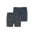 Szorty męskie 2Pack 305500 B90 tm. niebieski z nadrukiem - Jockey