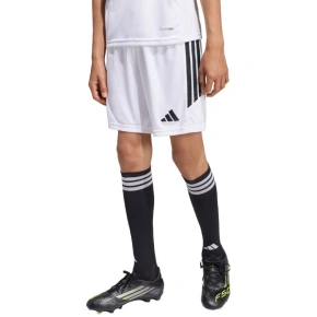 Spodenki dziecięce Adidas Tiro 26 League biało-czarne KA8811