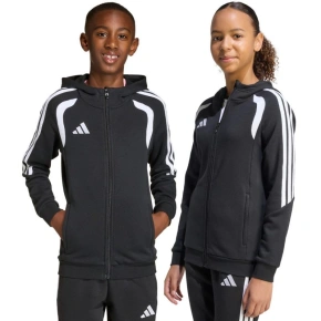 Bluza dla dzieci adidas Tiro 26 League Sweat Full Zip Hoodie czarna KF3324