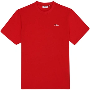 Koszulka męska Fila Laas Regular Tee czerwona FAM0874 30002 pánské Koszulka męska Fila Laas Regular Tee czerwona FAM0874 30002 pánské