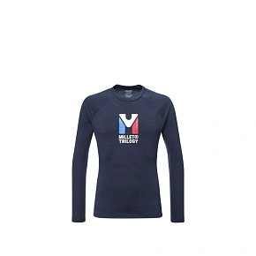 Koszulka męska MILLET Trilogy Wool Ts Ls M granatowa Koszulka męska MILLET Trilogy Wool Ts Ls M granatowa