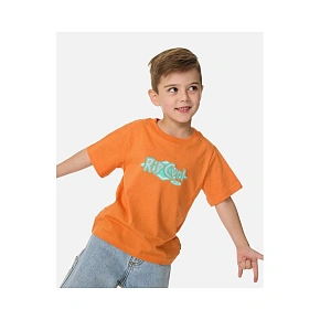 Koszulka chłopięca RIP CURL Ride The Wave Logo Tee - Boy pomarańczowa dětské Koszulka chłopięca RIP CURL Ride The Wave Logo Tee - Boy pomarańczowa dětské